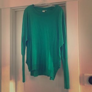 Green Anthropologie sweater